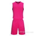 Pantalones cortos entrenando hombres baloncesto uniforme reversible baloncesto uniforme conjunto de baloncesto Jersey conjuntos